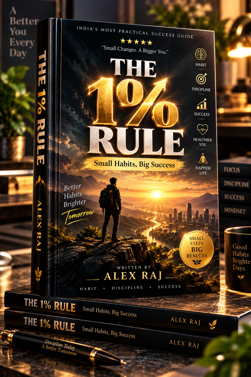 The 1% Rule: Small Habits, Big Success – Self-Improvement eBook | Alex Raj