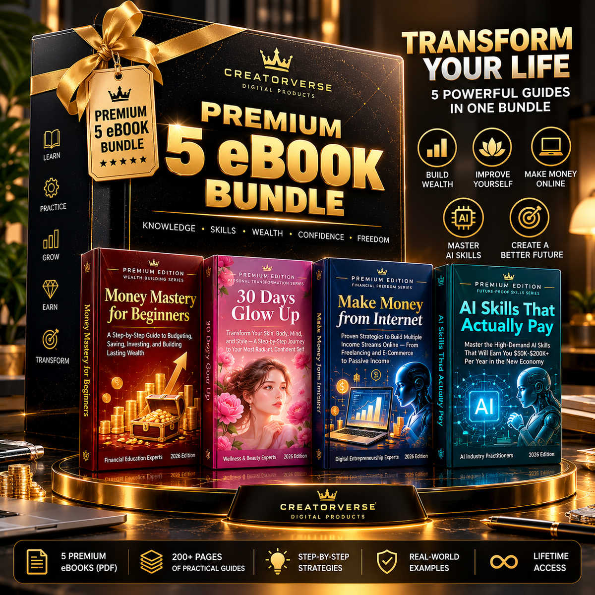 Ultimate 5 eBook Bundle – Digital Books Collection